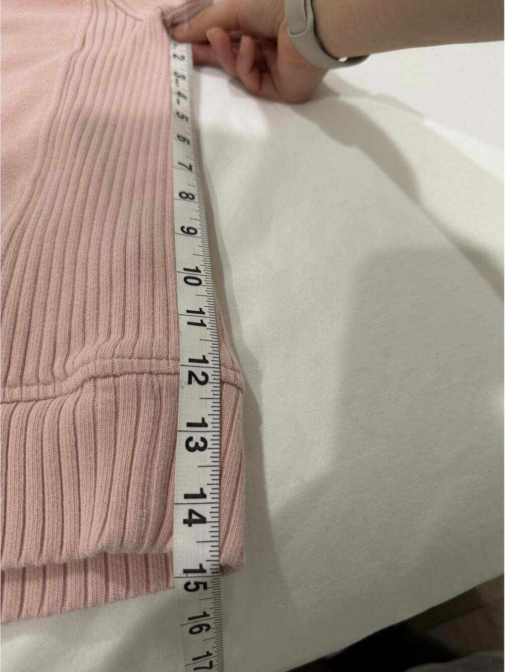 Aerie "Down to Earth" Oversized Crewneck Sweatshirt Baby Pink Medium Loungewear - Picture 8 of 9